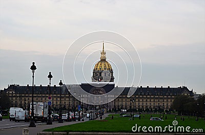 Hotel national des Invalides The National Residence of the Invalids Editorial Stock Photo