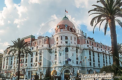 Hotel Negresco in Nice Editorial Stock Photo