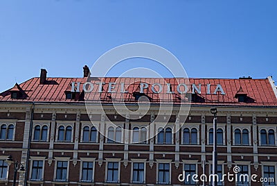 Hotel Polonia Editorial Stock Photo