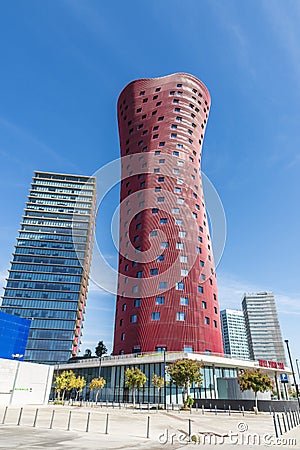 Hotel Porta Fira, Barcelona Editorial Stock Photo