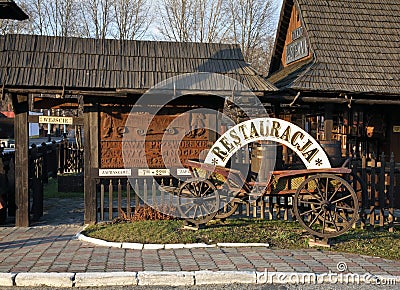 Hotel and restaurant complex Pastewnik in Przeworsk. Poland Stock Photo
