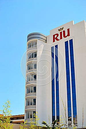 hotel Riu Nautilus in Torremolinos, Spain Editorial Stock Photo