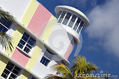 hotel south beach miami florida Stock Photo