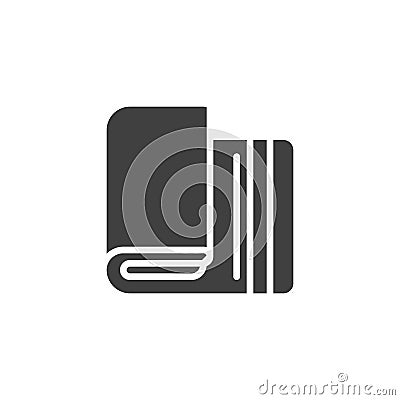 Hotel Towel vector icon Vector Illustration