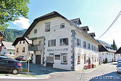 Hotel Vitranc Podkoren, Slovenia Editorial Stock Photo