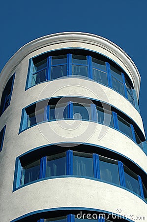 Hotel windows Stock Photo