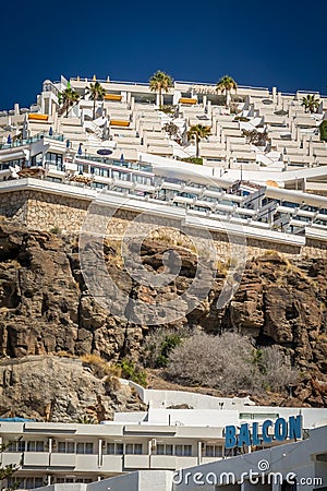 Hotels of Puerto Rico Editorial Stock Photo