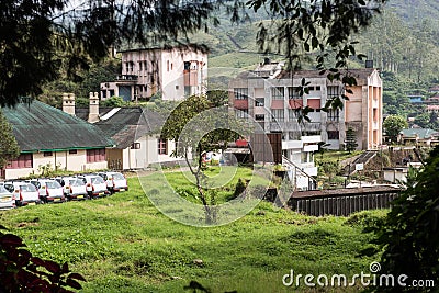 Hotels and Residences in Munnar Editorial Stock Photo