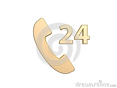 Hotline service phone Stock Photo