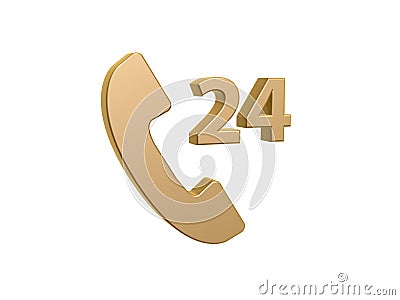 Hotline service phone Stock Photo