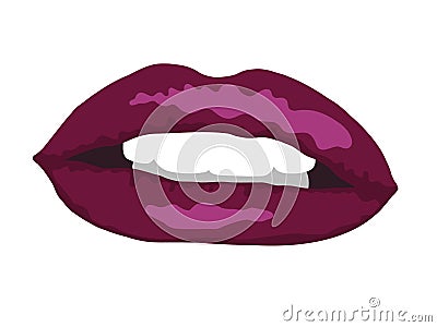 Hotlips Stock Photo