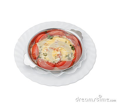 Hotpot in alluminium dish. Stock Photo