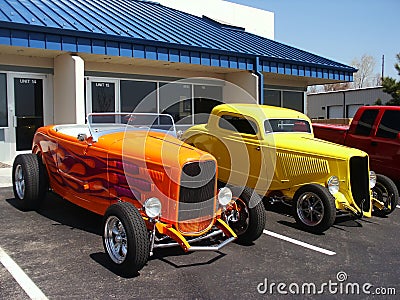 Hotrod Cars Stock Photo