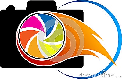 Hotshot camera logo Vector Illustration