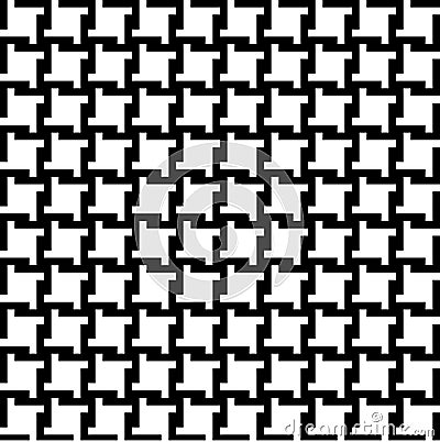 Houndstooth Pattern Vector Illustration