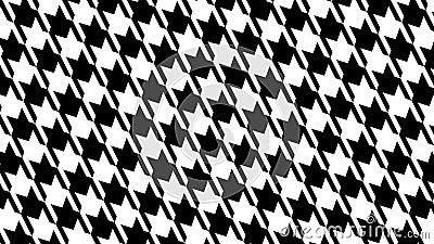 Houndstooth pattern wallpaper abstract check fashion background Stock Photo