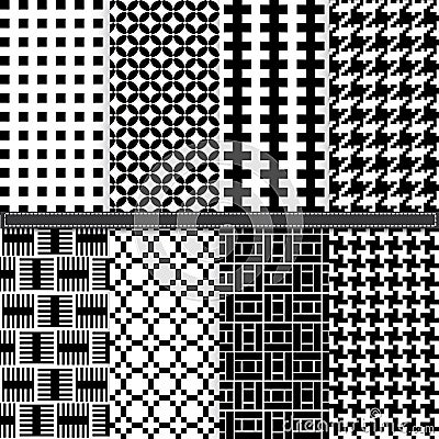 Houndstooth seamless pattern Vector Illustration
