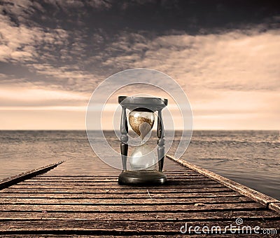 Hourglass Stock Photo