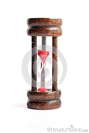 Hourglass antique - sandglass Stock Photo