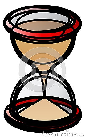 Hourglass - Illustration Vector Illustration