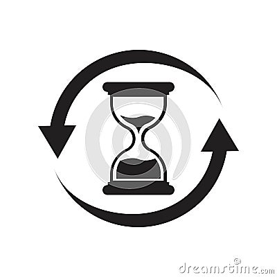 hourglass Vector Illustration