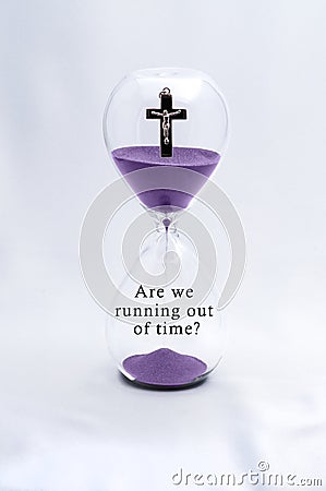Hourglass Religion Rapture Stock Photo