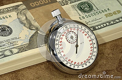 Hourly Wages Stock Photo