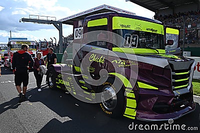 24 Hours of Le Mans Truck Race Editorial Stock Photo