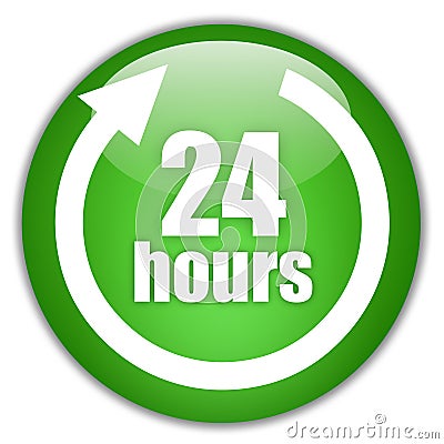 24 hours service Stock Photo