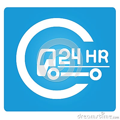 24 hours service Stock Photo