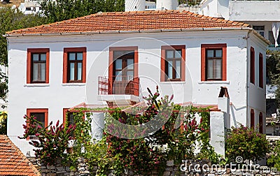 House in Bodrum Town Stock Photo