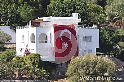 House in Bodrum Stock Photo