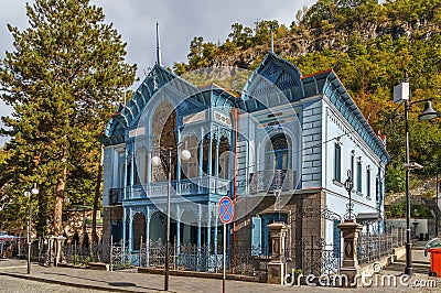 The house in Borjomi, Georgia Stock Photo