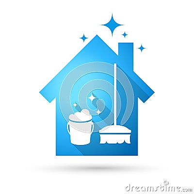 House cleaning service concept Vector Illustration