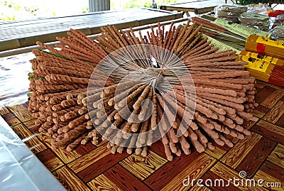 Herb incense, at Bang Kachao Park, Thailand Stock Photo