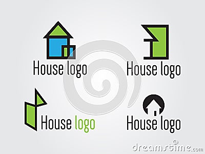 House logo pack Vector Illustration