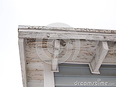 House eave Stock Photo