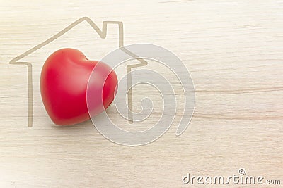 House and family full of love and warmth Stock Photo