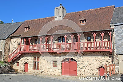 House in Fougeres, France Stock Photo