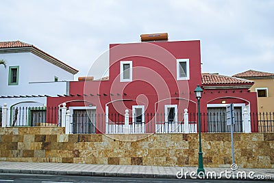 House - Fuerteventura, Canary Island, Spain Editorial Stock Photo
