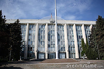 House of Government in Chisinau, Moldova Editorial Stock Photo