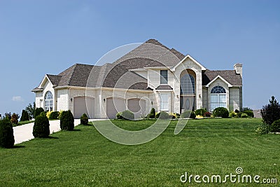 House home residential subdivision family Stock Photo