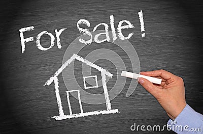 House or home for sale Stock Photo