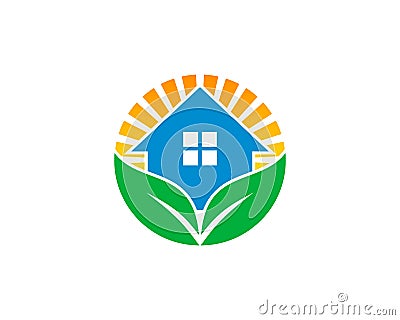House Home Wellness Icon Logo Design Element Vector Illustration