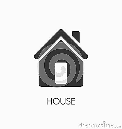 House icon vector Vector Illustration