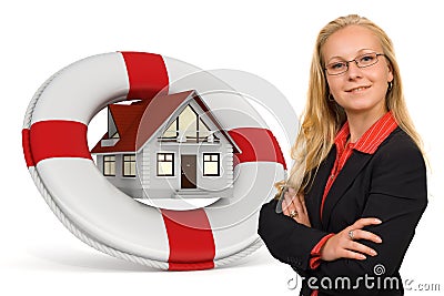 House insurance services Stock Photo