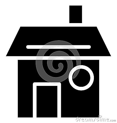 House Isolated Vector Icon that can be easily modified or edit in any style House Isolated Vector Icon that can be easily modifie Stock Photo