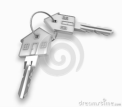 House keys Stock Photo