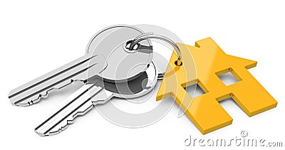 The house keys Stock Photo