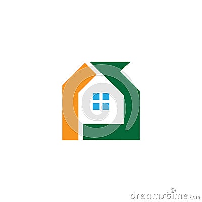 House logo business Logo Contruction Vector Illustration